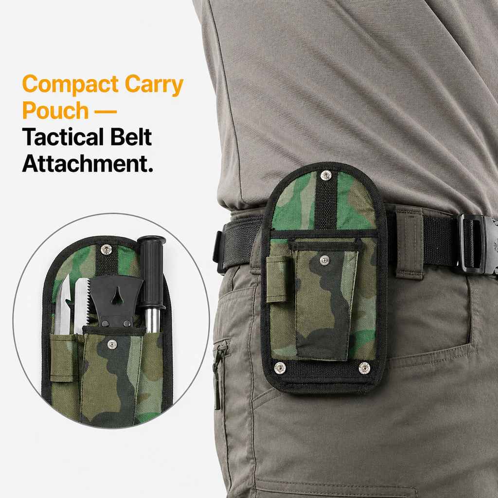 6-in-1 Multi-Tool Survival Shovel
