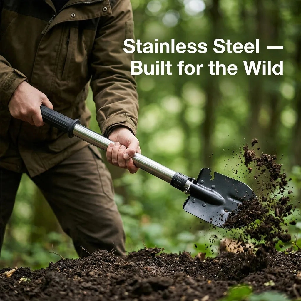 6-in-1 Multi-Tool Survival Shovel